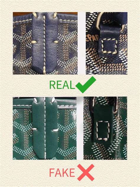 goyard tas fake|how to identify a fake Goyard.